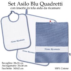 Set asilo personalizzato Dipinto a mano con colori specifici per