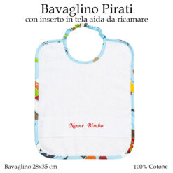 Bavaglino asilo nido pirati